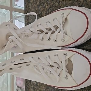 Converse Men's White High Top Sneakers